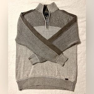 J.B. Holt Mens Quarter Zip Sweater